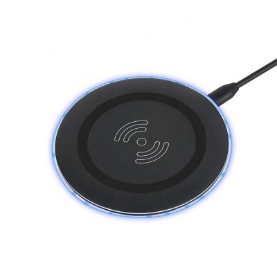 Custom New Fast Charging 10W Portable Qi Wireless Charger Cell Phone Charging Pad Battery Charger for iPhone Android