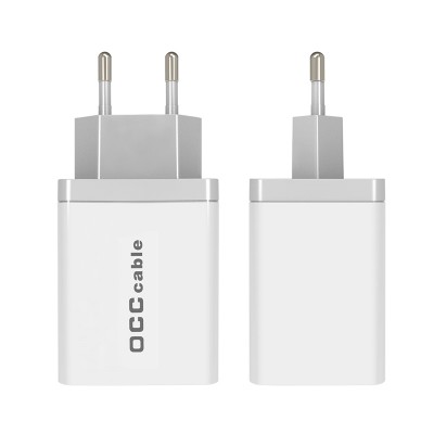 EU US UK plug dual USB Mobile phone wall charger cellphone travel chargers for iphone  samsang