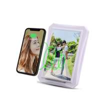 2019 new electronics gadgets Photo frame wireless mobile phone charger ,universal qi photo frame wireless phone charger